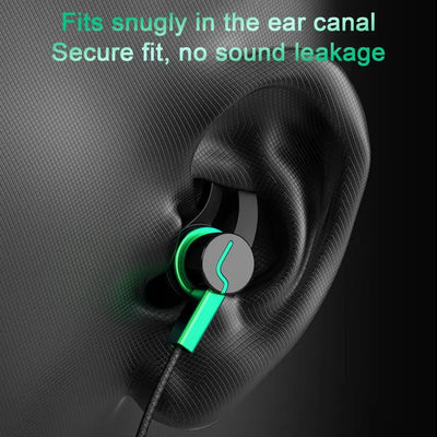 Wired Headphones Stereo Sound Sports Headset with Microphone Gaming Earphones 3.5mm/Type-C Plug In-ear Headphone audifonos
