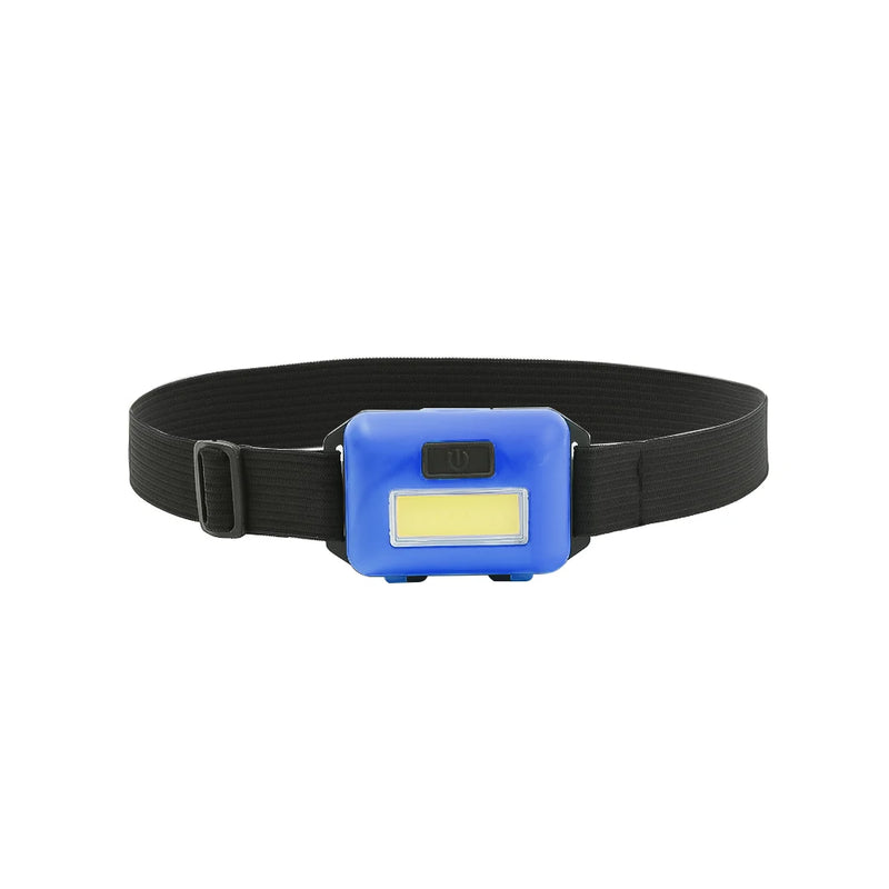 3/1Pcs Portable Mini Led Headlamps Battery Powered 3 Modes Cob Headlights Waterproof Head Light Hiking Camping LED Lamp Torch