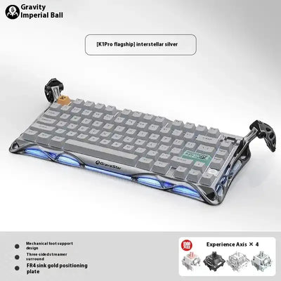 New MAITA Breaking The Cocoon 75K1Pro Mechanical Keyboard Competition Blog Aluminum Alloy Manufacturing Wireless Gaming Esports