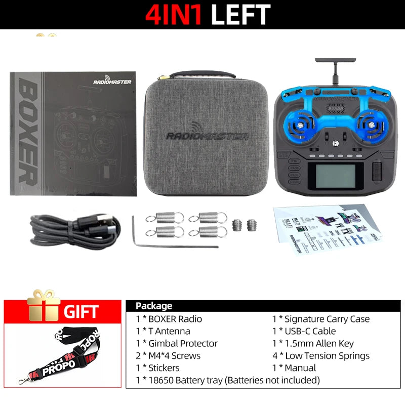 IN STOCK Radiomaster BOXER Radio Controller Hall Gimbals ELRS/4IN1/CC2500 Transmitter Remote Control Support EDGETX RC FPV Drone