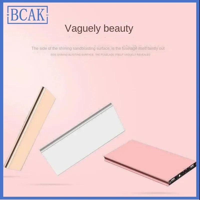 Ultra-thin power bank 20000mah portable power bank fast charging small and large capacity suitable for Android mobile phone BCAK