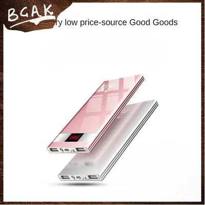 New Style BCAK Large capacity power bank rated 10000mAh Android ultra-thin mobile phone universal mobile power bank BCAK