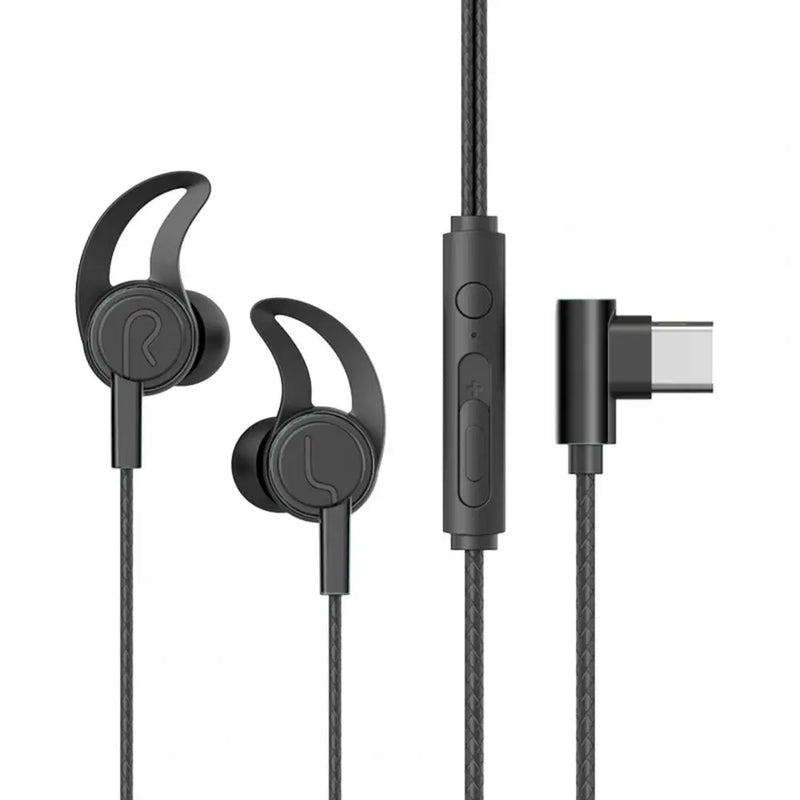 Wired Headphones Stereo Sound Sports Headset with Microphone Gaming Earphones 3.5mm/Type-C Plug In-ear Headphone audifonos