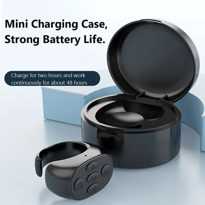2-1PCS For TikTok Remote Control Rings Bluetooth-compatible 5.3 Wireless Video Controllers Page Flipping Turners For Short Video