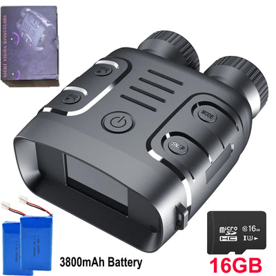 1080P Binoculars 5X Digital Zoom Infrared Night Vision Device Photo Video Taking Outdoor Telescopes for Hunting Boating Camping