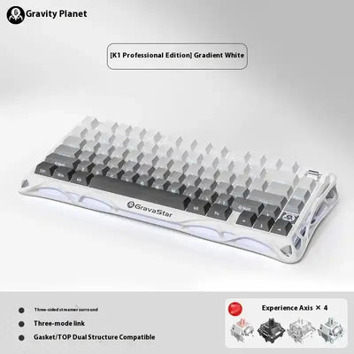 New MAITA Breaking The Cocoon 75K1Pro Mechanical Keyboard Competition Blog Aluminum Alloy Manufacturing Wireless Gaming Esports