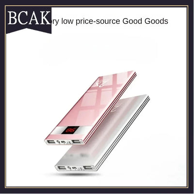 BCAK / Brand discount store Large capacity power bank rated 10000mAh Android ultra-thin mobile phone universal mobile power bank