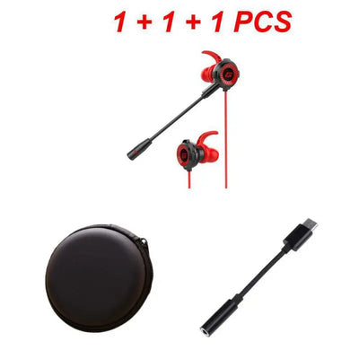 Gamer Headphones Wired Earphone Gaming Earbuds With Mic For Pubg PS4 CSGO Casque Phone Tablet Laptop Universal Game