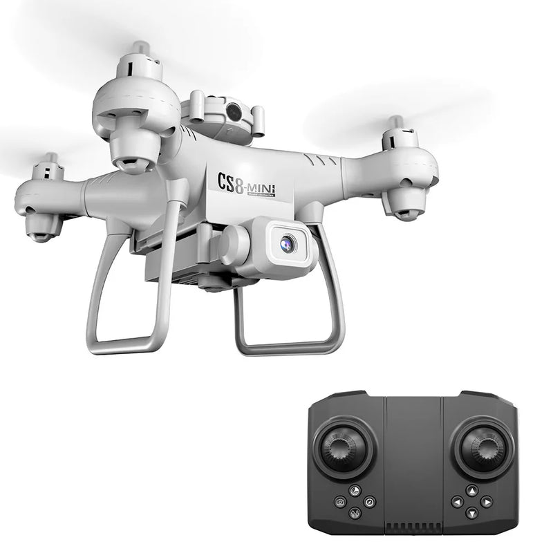 CS8 Mini Drone with 4k Dual Camera Optical Flow Location Smart Obstacle Avoidance RC Drone Toys for Kids