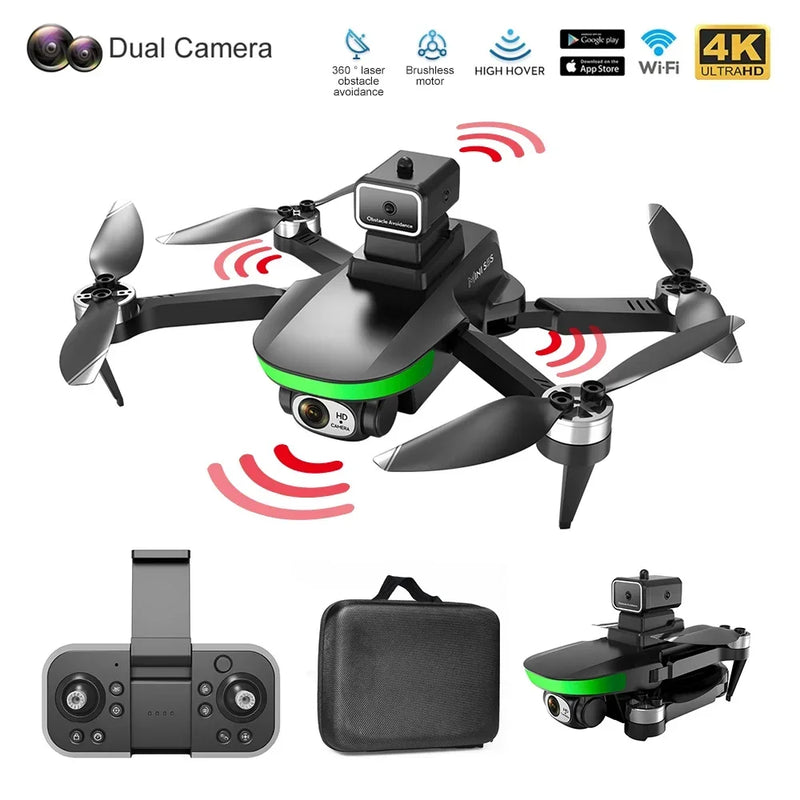 S5S Ordinary Brush Drone High-definition Aerial Photography Brushless Quadcopter Remote-controlled Toy Airplane
