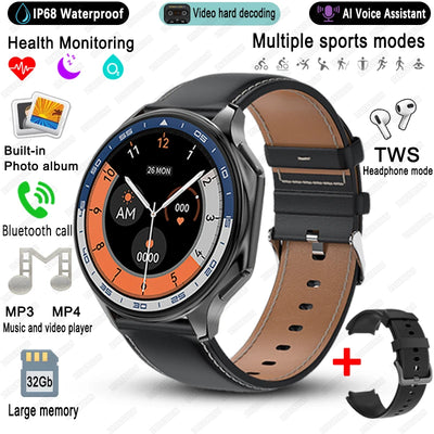 2025 New For OPPO Watch X High-End Business Watch Men 32G Memory Video Playback Smart Watch Sports Fitness Waterproof Bracelet