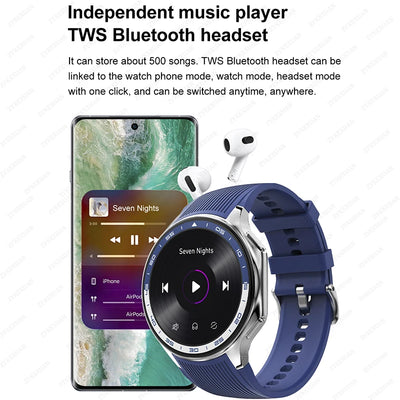 2025 New For OPPO Watch X High-End Business Watch Men 32G Memory Video Playback Smart Watch Sports Fitness Waterproof Bracelet