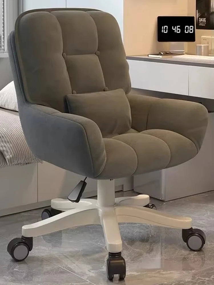 360 ° Rotatable Office Chair Height Adjustable Relax Chairs Ergonomic Computer Backrest Chair Comfortable Living Room Chairs