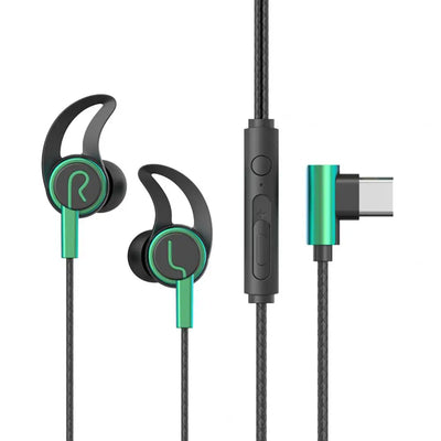 Wired Headphones Stereo Sound Sports Headset with Microphone Gaming Earphones 3.5mm/Type-C Plug In-ear Headphone audifonos