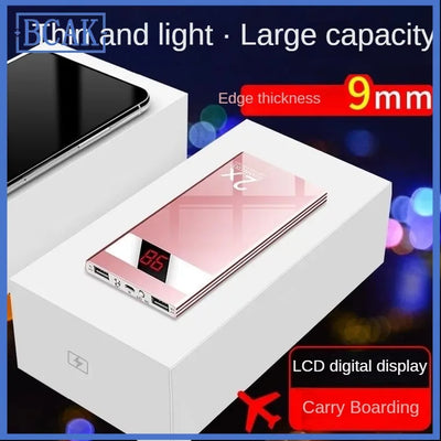 Large capacity power bank rated 10000mAh Android ultra-thin mobile phone universal mobile power bank BCAK