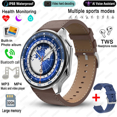 2025 New For OPPO Watch X High-End Business Watch Men 32G Memory Video Playback Smart Watch Sports Fitness Waterproof Bracelet