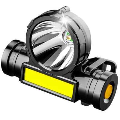 2 led headlamp USB Rechargeable frontal flashlight mini Head torch Light lamp with battery Lamp Torches camping C1