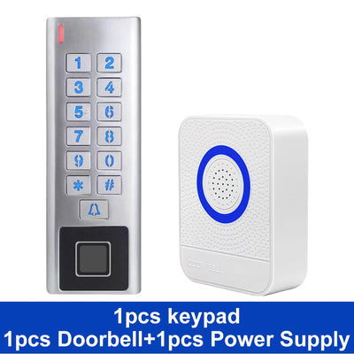 Waterproof Tuya APP Access Control Keyboard Wifi Remote Unlock RFID Fingerprint Access Keypad Digital Door Lock Opener 10000user