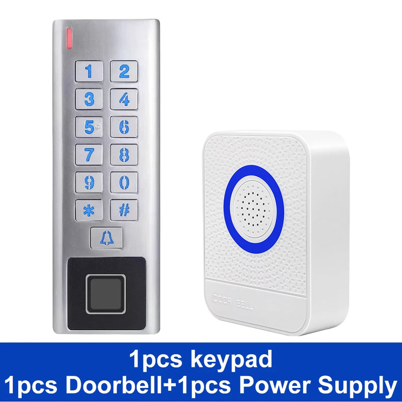 Waterproof Tuya APP Access Control Keyboard Wifi Remote Unlock RFID Fingerprint Access Keypad Digital Door Lock Opener 10000user