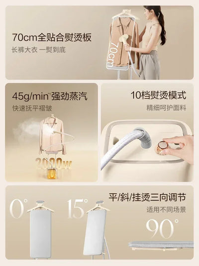 household vertical Garment ironing machine new  ironing machine with ironing board  flat hanging steam iron clothes