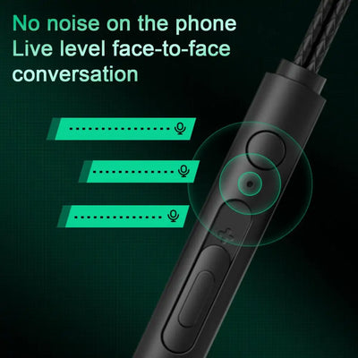 Wired Headphones Stereo Sound Sports Headset with Microphone Gaming Earphones 3.5mm/Type-C Plug In-ear Headphone audifonos