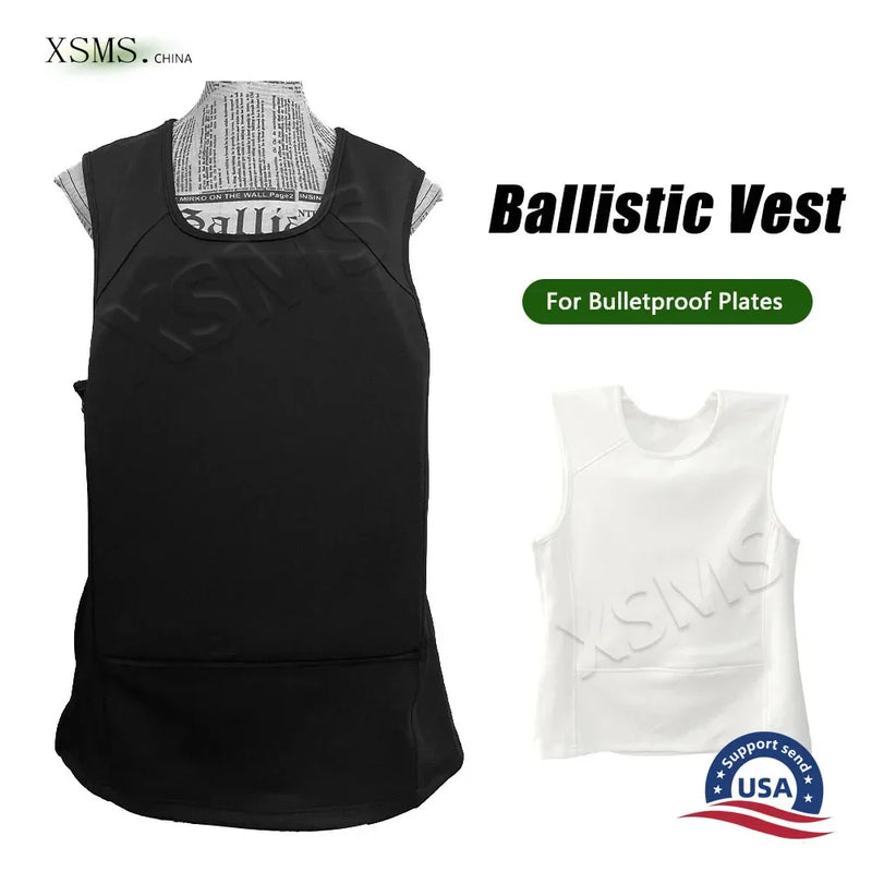 vest alone is not bulletproof  -  Ballistic Vest Concealable Armor Undershirt Sleeveless Bulletproof T-Shirt